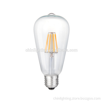 LED Filament bulb S21 ST64 Energy saving light bulb ES UL CE RoHs CUL listed